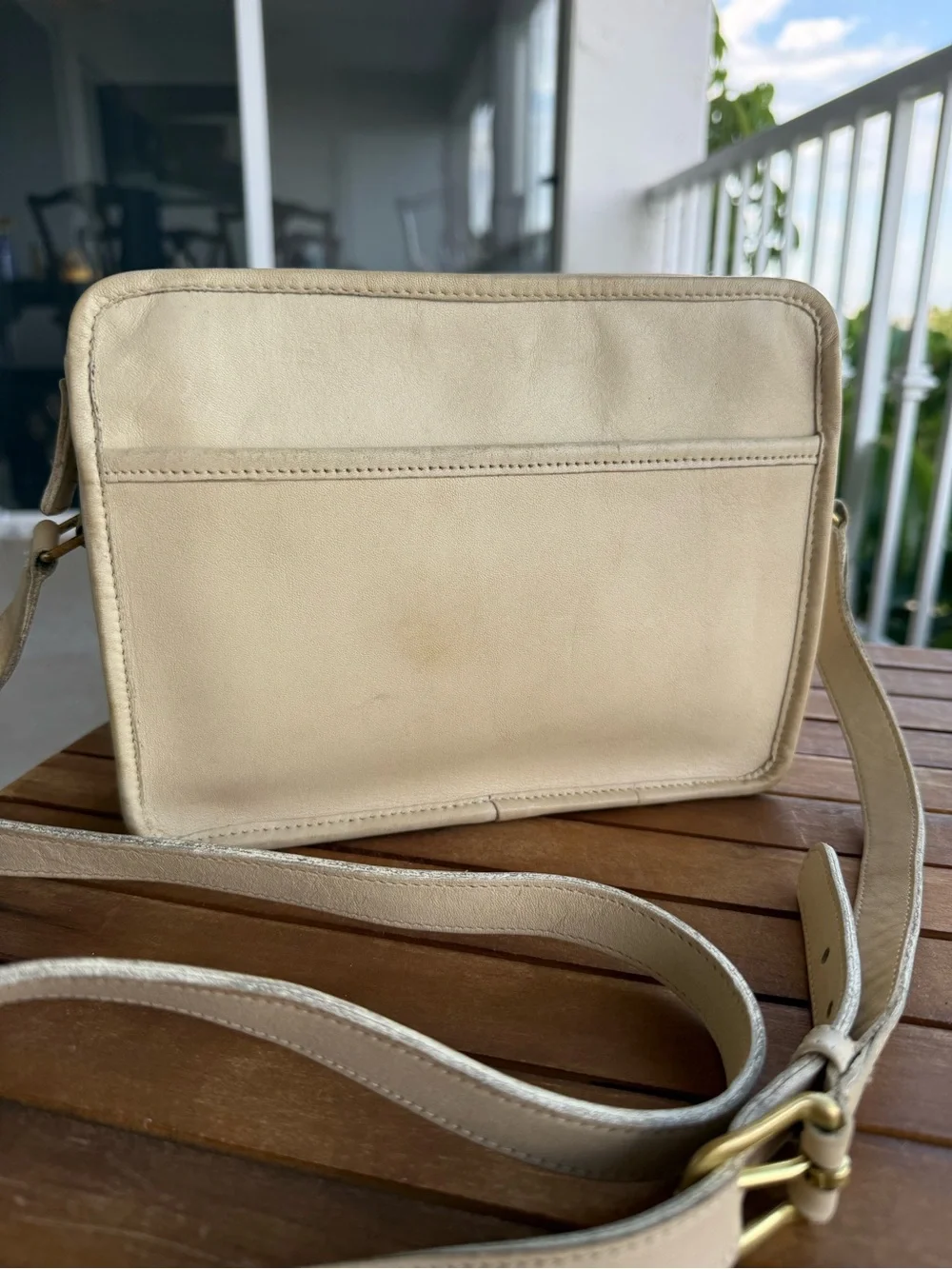 Bone Vintage COACH 9830 Blazer Bag 80s USA Made